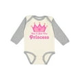 thumbnail image 1 of Inktastic Yes I Am The Princess Crown Girls Long Sleeve Baby Bodysuit, 1 of 5