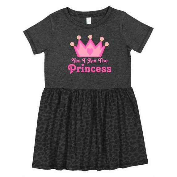 Inktastic Yes I Am the Princess Crown Girls Toddler Dress