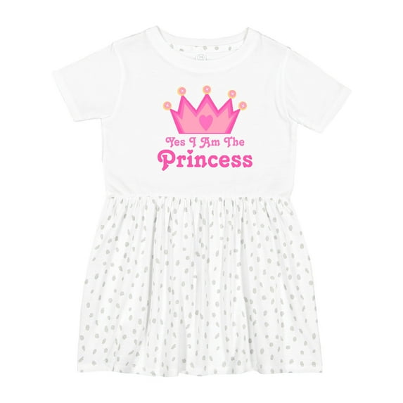 Inktastic Yes I Am the Princess Crown Girls Toddler Dress