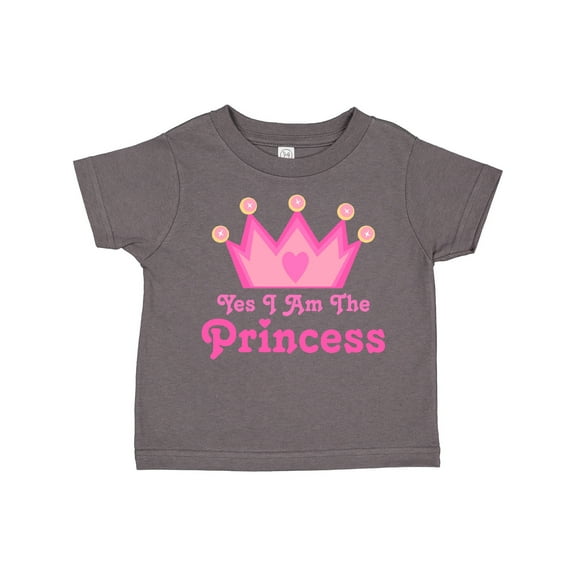 Inktastic Yes I Am the Princess Crown Girls Toddler T-Shirt