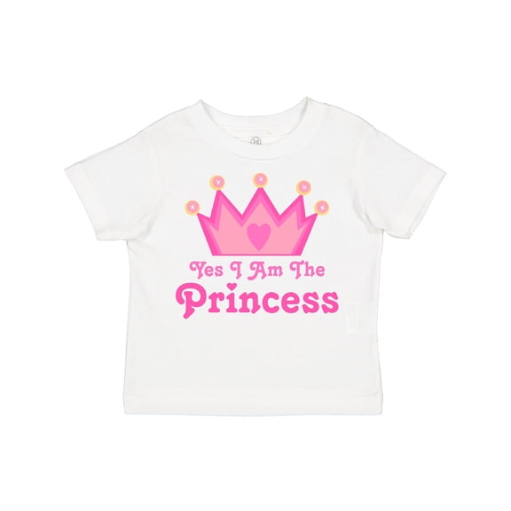 Inktastic Yes I Am the Princess Crown Girls Toddler T-Shirt