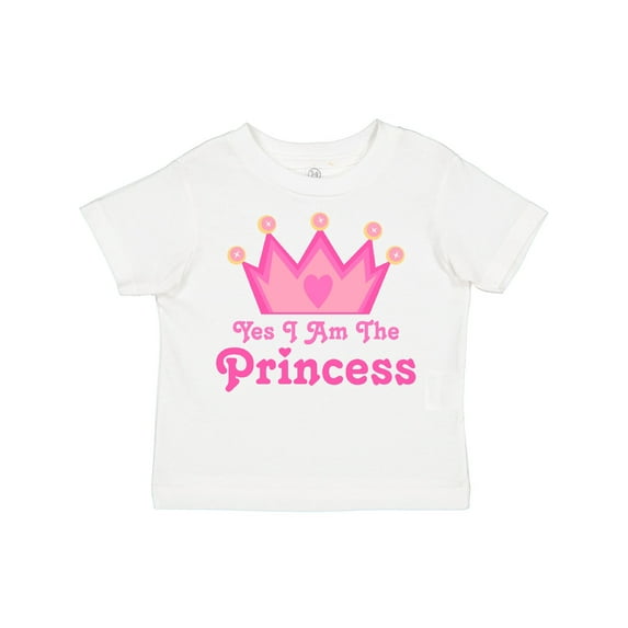 Inktastic Yes I Am the Princess Crown Girls Toddler T-Shirt