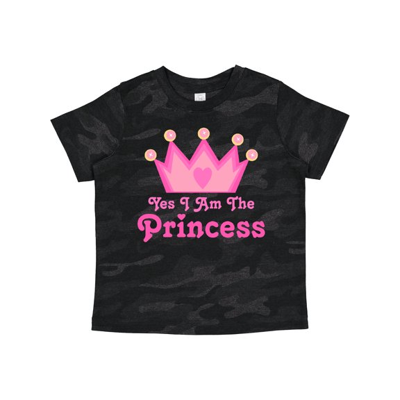 Inktastic Yes I Am the Princess Crown Girls Toddler T-Shirt
