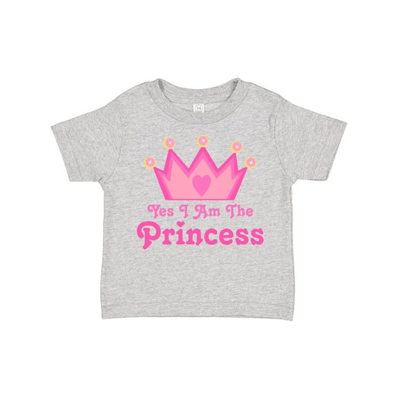 Inktastic Yes I Am the Princess Crown Girls Toddler T-Shirt