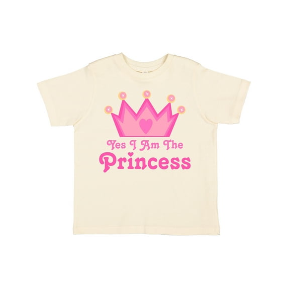 Inktastic Yes I Am the Princess Crown Girls Toddler T-Shirt