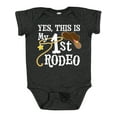 thumbnail image 1 of Inktastic Yes, This is My 1st Rodeo Cowboy Hat and Lasso Boys or Girls Baby Bodysuit, 1 of 5