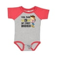 thumbnail image 1 of Inktastic Yes, This is My First Rodeo- Cowgirl in Hat and Boots Girls Baby Bodysuit, 1 of 5
