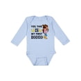 thumbnail image 1 of Inktastic Yes, this IS my First Rodeo- cowgirl in hat and boots Girls Long Sleeve Baby Bodysuit, 1 of 5