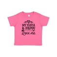 thumbnail image 1 of Inktastic YiaYia and Papou Love Me Granddaughter Girls Baby T-Shirt, 1 of 5