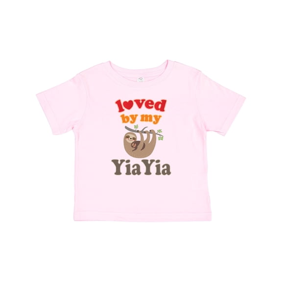 Inktastic Yiayia Sloth Grandkids Quote Boys or Girls Baby T-Shirt