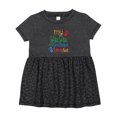 thumbnail image 1 of Inktastic Yiayia and Grandpa Love Me Girls Baby Dress, 1 of 5