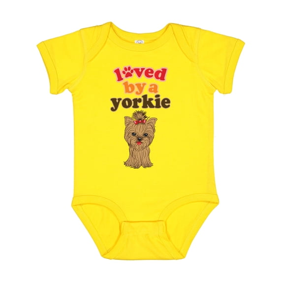 Inktastic Yorkshire Terrier Dog Yorkie Boys or Girls Baby Bodysuit
