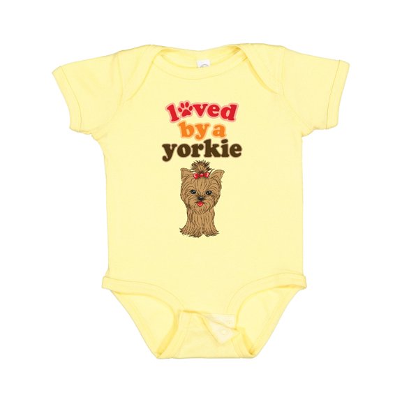 Inktastic Yorkshire Terrier Dog Yorkie Boys or Girls Baby Bodysuit