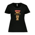 thumbnail image 1 of Inktastic Yorkshire Terrier Dog Yorkie Women's Plus Size T-Shirt, 1 of 5