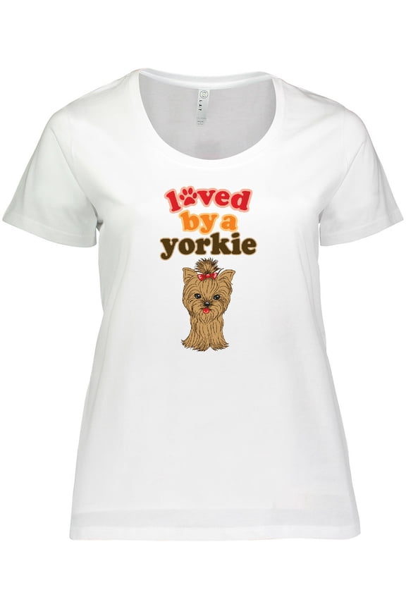 Yorkshire Terrier Dog Yorkie Women's Plus Size T-Shirt