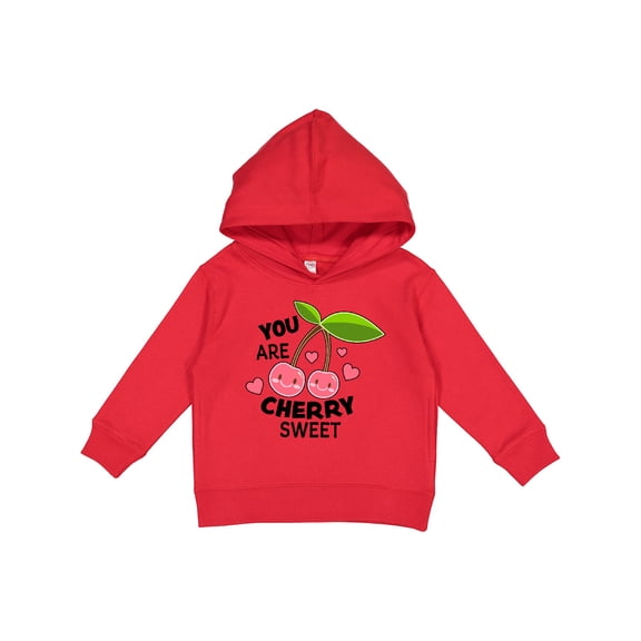 Inktastic You Are Cherry Sweet with Cherries and Hearts Toddler Hoodie
