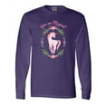 thumbnail image 1 of Inktastic You Are Magical Pink and White Unicorn with Flowers Long Sleeve T-Shirt, 1 of 5