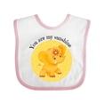 thumbnail image 1 of Inktastic You Are My Sunshine Elephant Etana Yellow and Cute Boys or Girls Baby Bib, 1 of 4