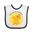 thumbnail image 1 of Inktastic You Are My Sunshine Elephant Etana Yellow and Cute Boys or Girls Baby Bib, 1 of 4
