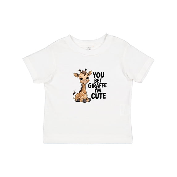 Inktastic You Bet Giraffe I'm Cute Boys or Girls Baby T-Shirt
