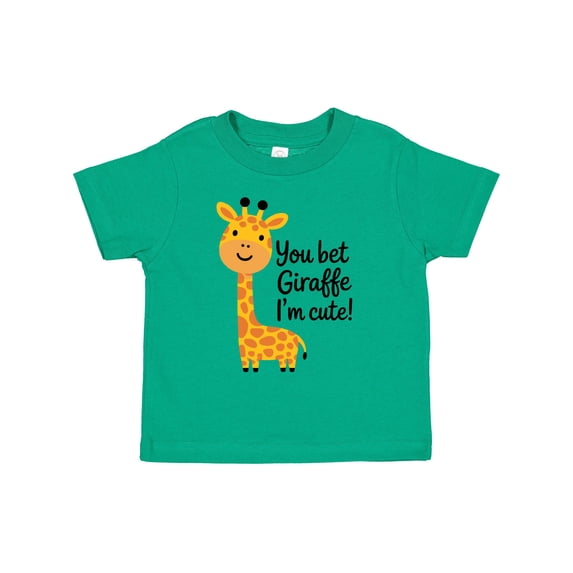 Inktastic You Bet Giraffe I'm Cute Boys or Girls Toddler T-Shirt