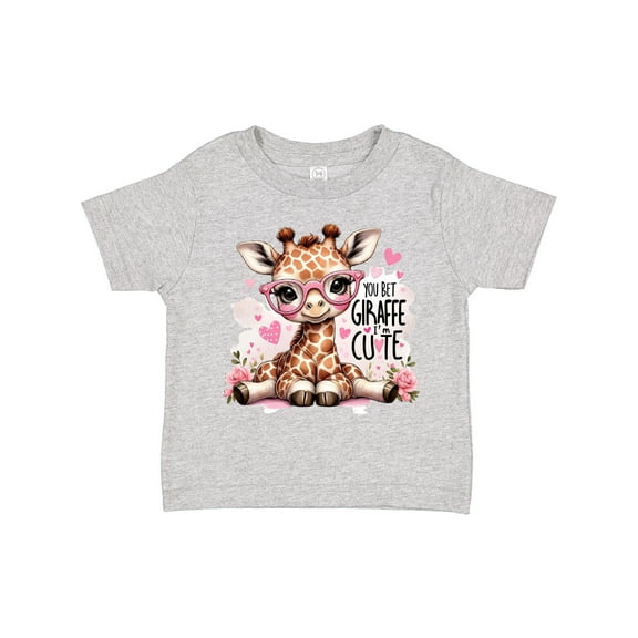 Inktastic You Bet Giraffe I'm Cute Girls Toddler T-Shirt
