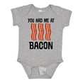 thumbnail image 1 of Inktastic You Had Me At Bacon Funny Bacon Lover Gift Boys or Girls Baby Bodysuit, 1 of 5