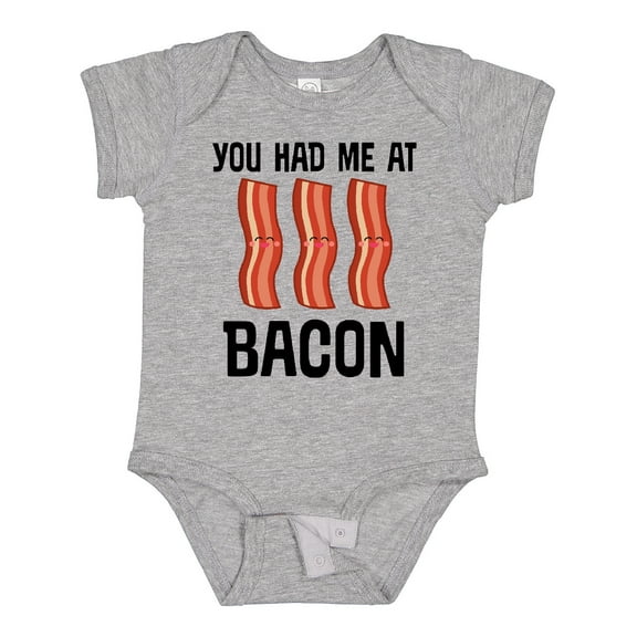 Inktastic You Had Me At Bacon Funny Bacon Lover Gift Boys or Girls Baby Bodysuit
