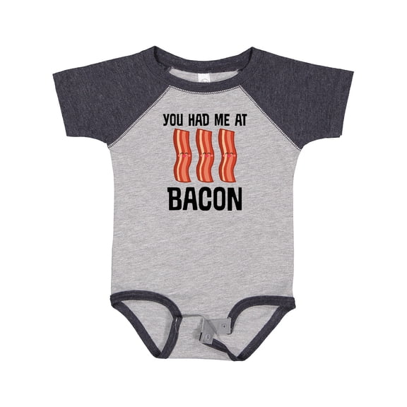 Inktastic You Had Me At Bacon Funny Bacon Lover Gift Boys or Girls Baby Bodysuit