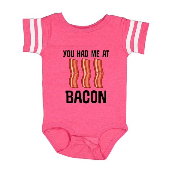 Inktastic You Had Me At Bacon Funny Bacon Lover Gift Boys or Girls Baby Bodysuit