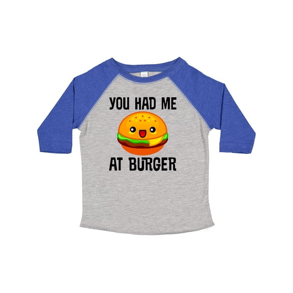 Inktastic You Had Me at Burger Boys or Girls Toddler T-Shirt