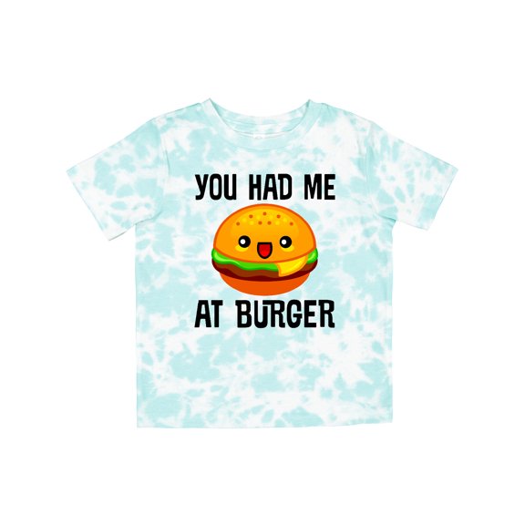 Inktastic You Had Me at Burger Boys or Girls Toddler T-Shirt