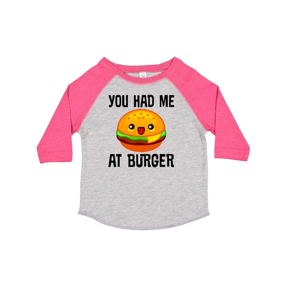 Inktastic You Had Me at Burger Boys or Girls Toddler T-Shirt