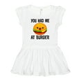 thumbnail image 1 of Inktastic You Had Me at Burger Girls Baby Dress, 1 of 5