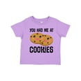 thumbnail image 1 of Inktastic You Had Me at Cookies Boys or Girls Toddler T-Shirt, 1 of 5