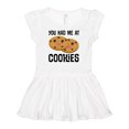 thumbnail image 1 of Inktastic You Had Me at Cookies Girls Baby Dress, 1 of 5