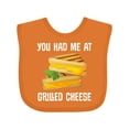 thumbnail image 1 of Inktastic You Had Me at Grilled Cheese Sandwich Boys or Girls Baby Bib, 1 of 4