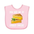 thumbnail image 1 of Inktastic You Had Me at Grilled Cheese Sandwich Boys or Girls Baby Bib, 1 of 4