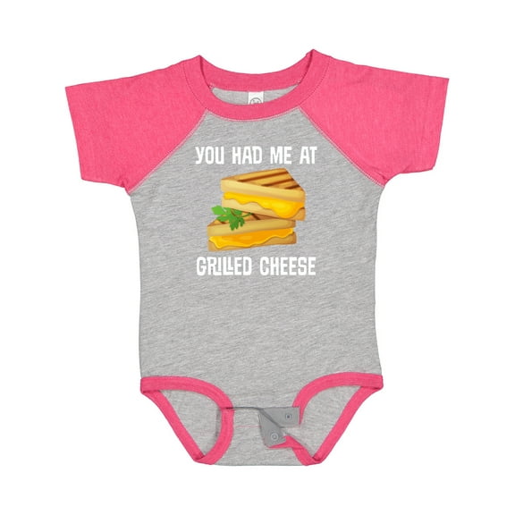 Inktastic You Had Me at Grilled Cheese Sandwich Boys or Girls Baby Bodysuit