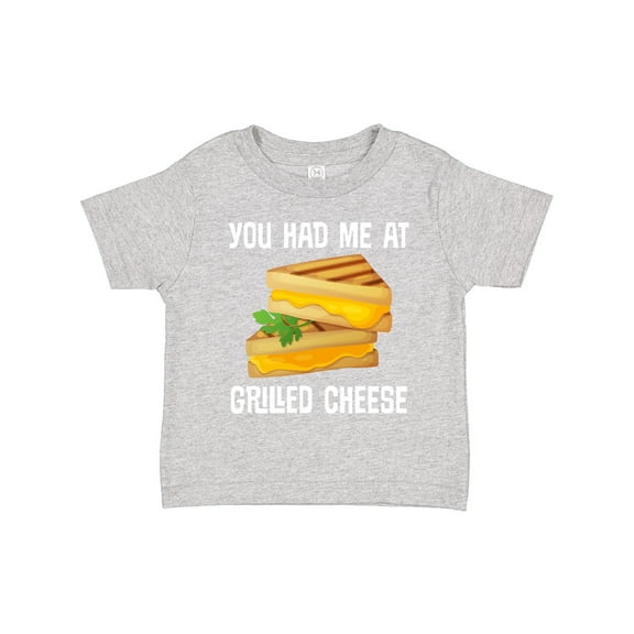 Inktastic You Had Me at Grilled Cheese Sandwich Boys or Girls Toddler T-Shirt