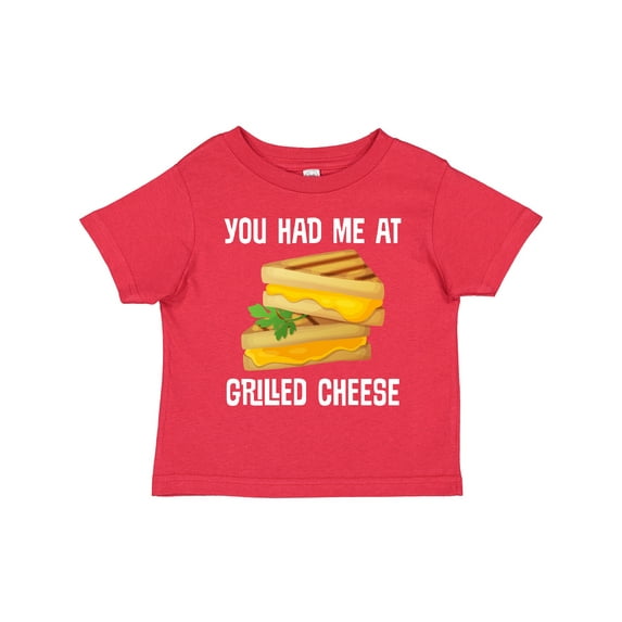 Inktastic You Had Me at Grilled Cheese Sandwich Boys or Girls Toddler T-Shirt