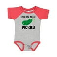 thumbnail image 1 of Inktastic You Had Me at Pickles Boys or Girls Baby Bodysuit, 1 of 5