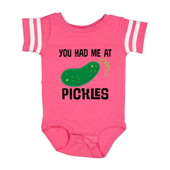 Inktastic You Had Me at Pickles Boys or Girls Baby Bodysuit