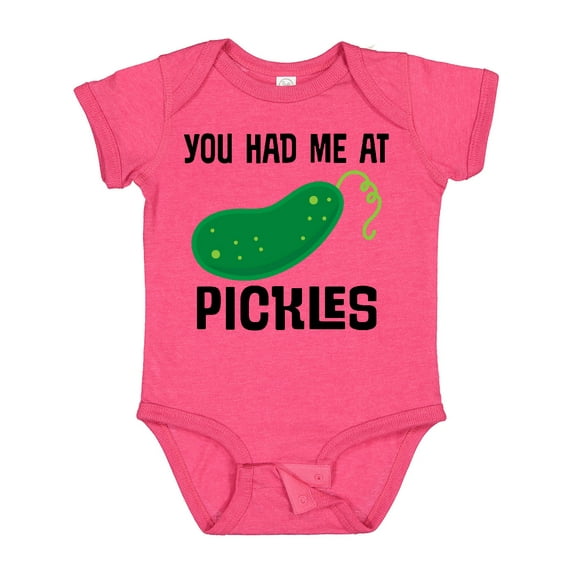Inktastic You Had Me at Pickles Boys or Girls Baby Bodysuit