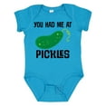 thumbnail image 1 of Inktastic You Had Me at Pickles Boys or Girls Baby Bodysuit, 1 of 5