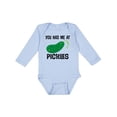 thumbnail image 1 of Inktastic You Had Me at Pickles Boys or Girls Long Sleeve Baby Bodysuit, 1 of 5