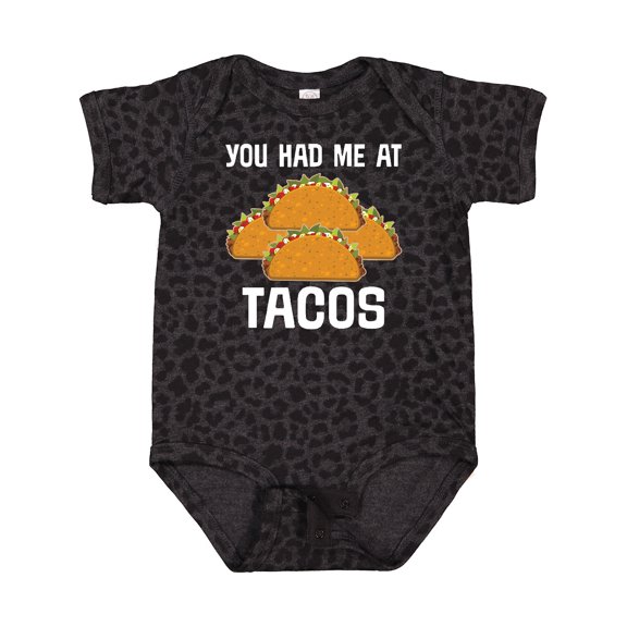Inktastic You Had Me at Tacos Boys or Girls Baby Bodysuit