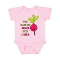 thumbnail image 1 of Inktastic You Make My Heart Skip a Beet Boys or Girls Baby Bodysuit, 1 of 5