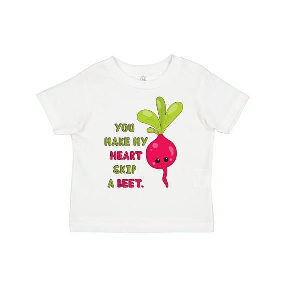 Inktastic You Make my Heart Skip a Beet Boys or Girls Toddler T-Shirt