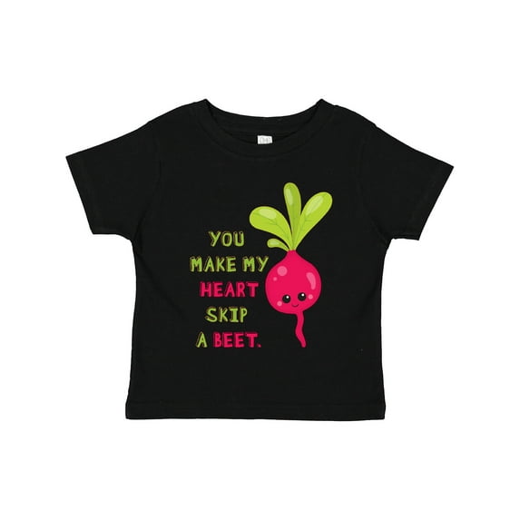 Inktastic You Make my Heart Skip a Beet Boys or Girls Toddler T-Shirt
